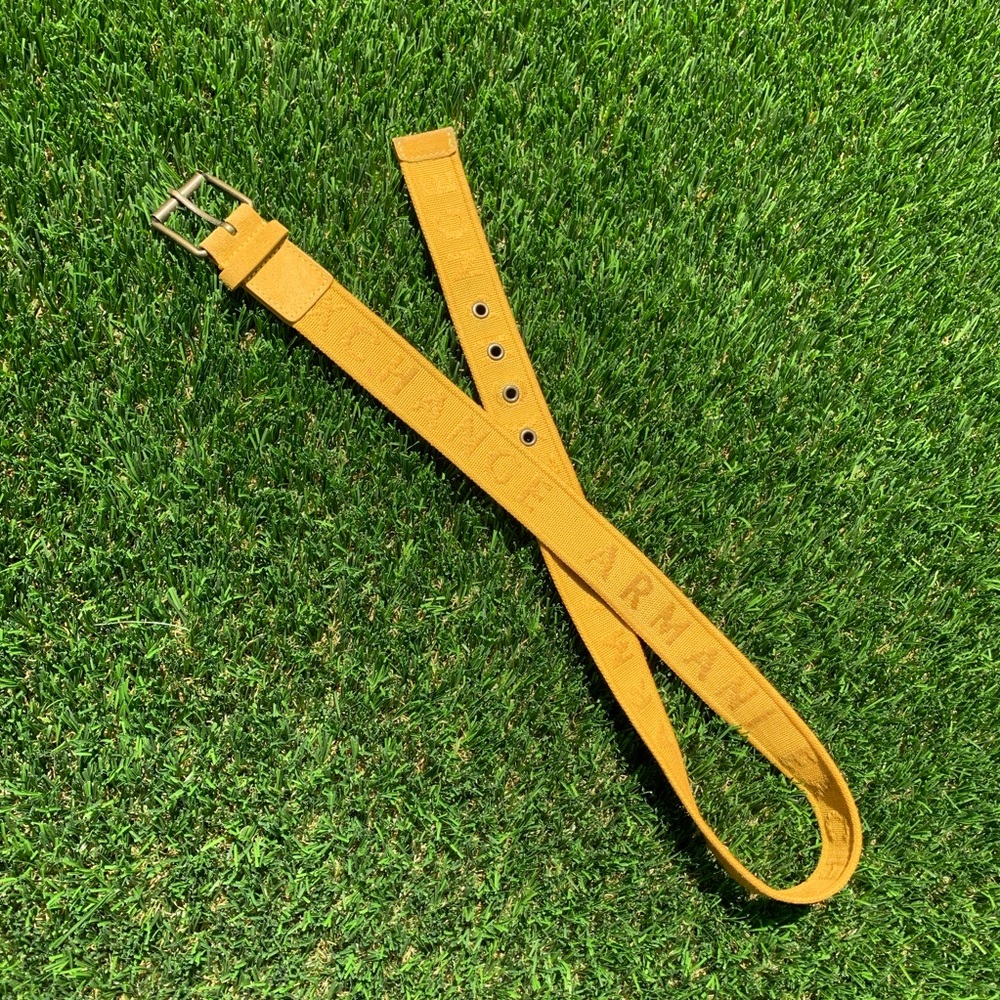 Armani Exchange Canvas Belt